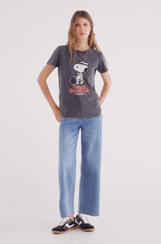 SPRINGFIELD Snoopy T-shirt Dark Gray 3