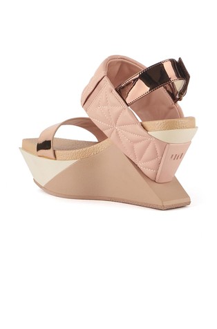 UNITED NUDE Delta Puffy sandali s polno peto Bež - Cameo Mix 4