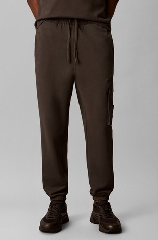 Cotton Terry Cargo Joggers