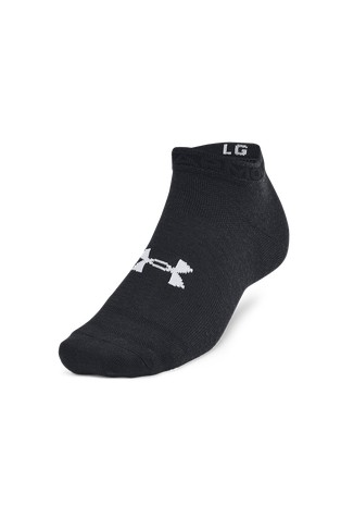 UNDER ARMOUR Essential paket 6 parov unisex nizkih nogavic Črna - Black 2