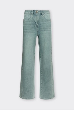 Jeans hlače s širokimi hlačnicami