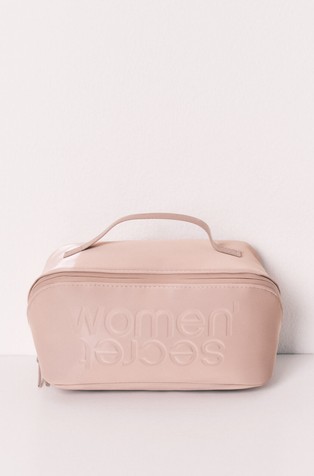 Logo kozmetična torbica z ročajem