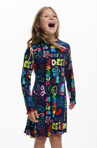 Obleka z dolgimi rokavi in logotipi