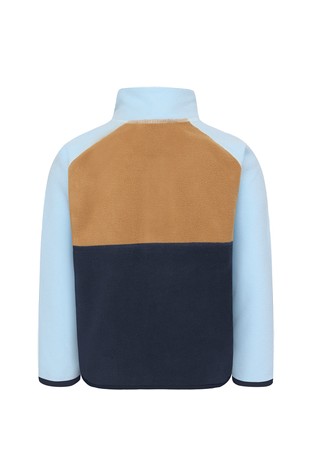 DIDRIKSONS Monte Kids' Half Button Navy 8