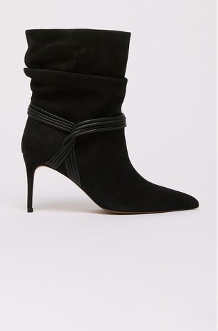 Slouchy suede ankle boots