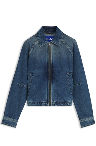 Denim srajčna jakna