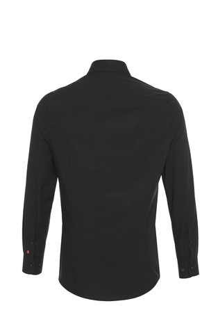 PURE H.TICO Slim fit City srajca z dolgimi rokavi Črna - Black 2