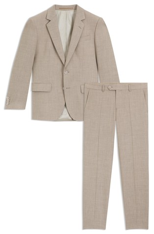 Beckham x Boss two-piece suit in virgin wool, silk and linen