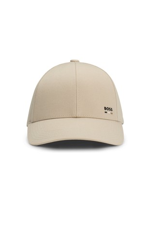 Cotton-twill cap with logo trim