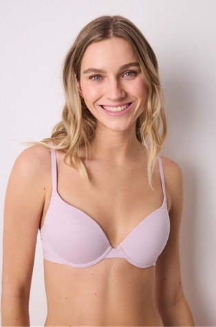 Push-up bra in cotton