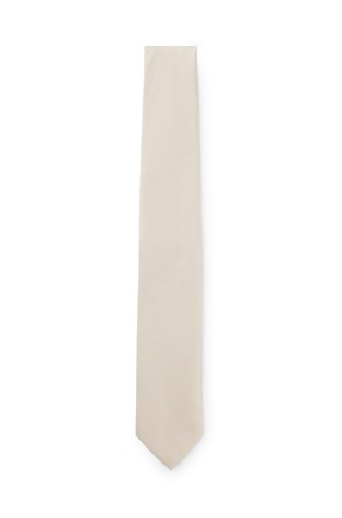 Silk-blend tie with jacquard pattern
