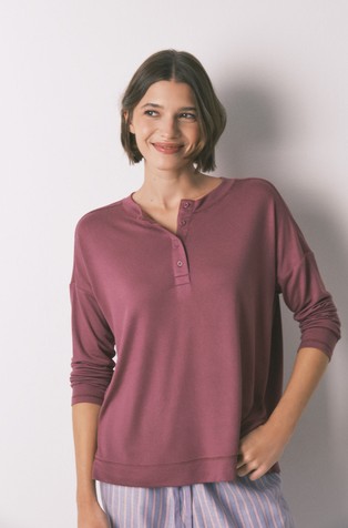 Loose long sleeve T-shirt