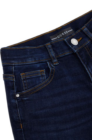 GUESS Straight fit denim pants Navy 3