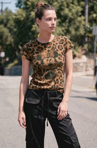 Animal Printed Minnie Mouse ™ T-shirt