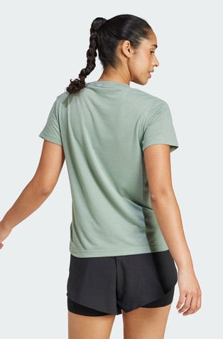 ADIDAS AEROREADY Train Essentials Minimal Branding T-Shirt Green 2