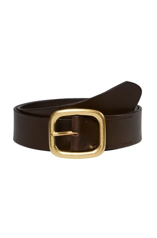 Leather belt