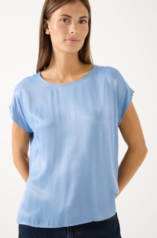 Mix fabrics T-shirt