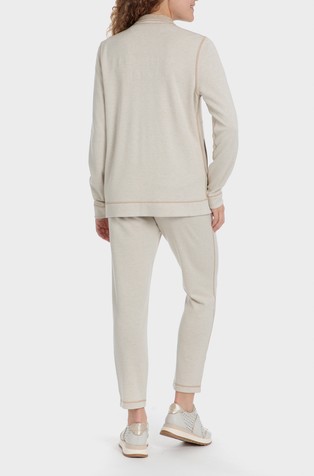 PUNT ROMA Reversible jacket in modal blend Beige 4