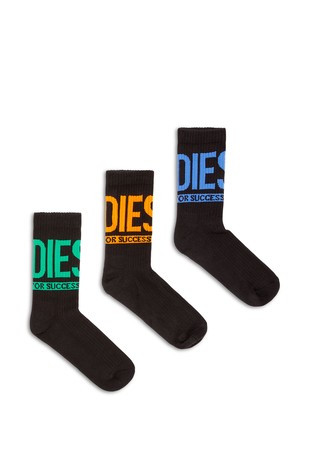 Paket 3 parov nogavic z Diesel logotipom