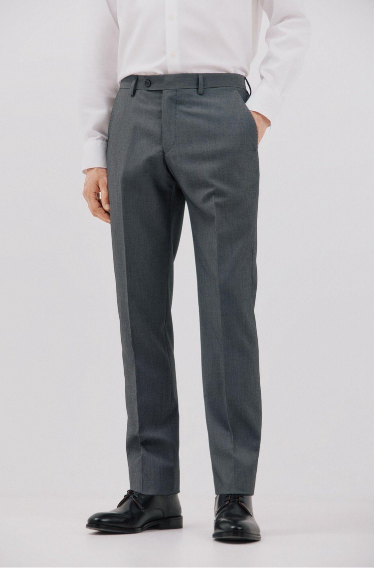 CORTEFIEL Serie XXI slim fit trousers Gray 