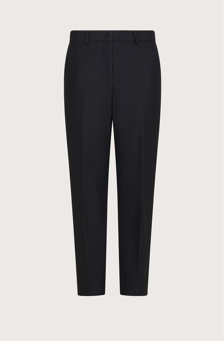 SEVENTY Slim fit stretch trousers Black 