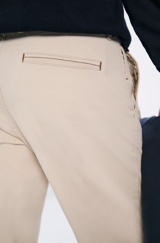 SPRINGFIELD Slim fit chino hlače Bež - Beige 5