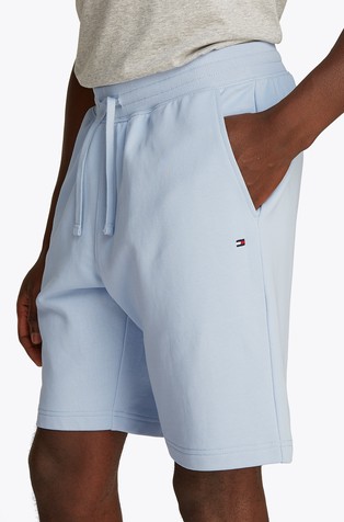 TOMMY HILFIGER Športne kratke hlače z vezeno zastavico Modra - Light Blue 4