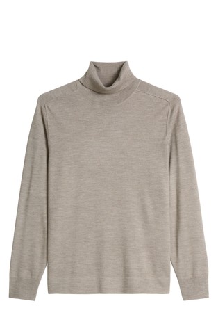 Turtleneck sweater in merino wool