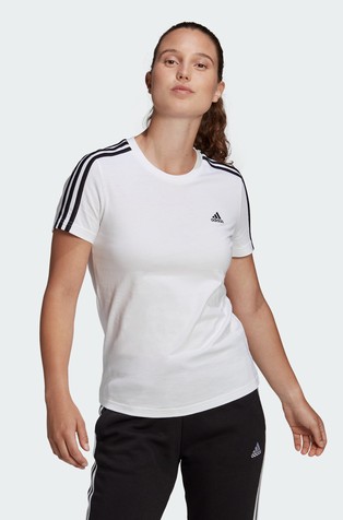 LOUNGEWEAR Essentials Slim 3-Stripes Tee
