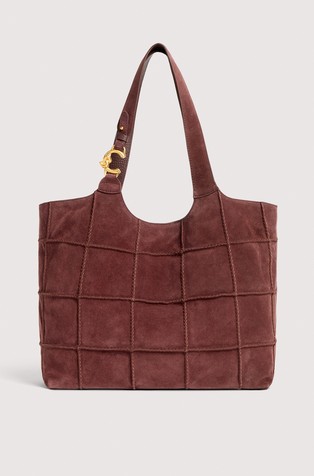 C-Easy large suede tote