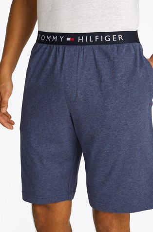 TOMMY HILFIGER Spodnji del pižame z logo pasom Modra - Dark Blue 4