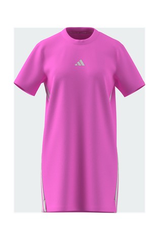 Essentials 3-Stripes obleka s kratkimi rokavi