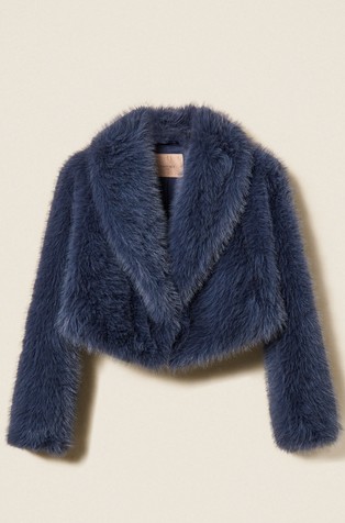 Short faux fur jacket
