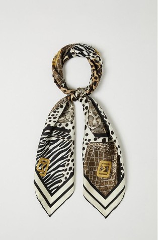 Patterned silk stole