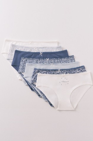 Paket 7 spodnjih hlačk s prazničnimi motivi