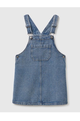 Denim overall dress
