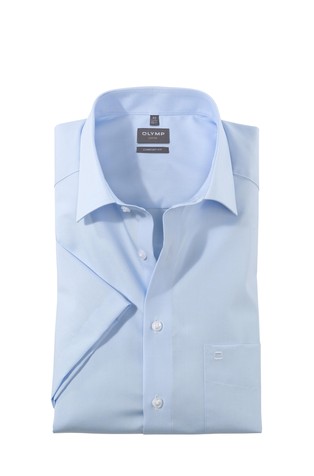 Luxor comfort fit bombažna srajca s kratkimi rokavi