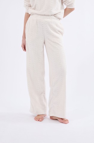 Matilda textured velvet-effect joggers