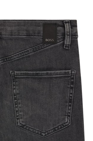 HUGO BOSS Slim fit jeans hlače iz performance-stretch denima Siva - Dark Grey 2