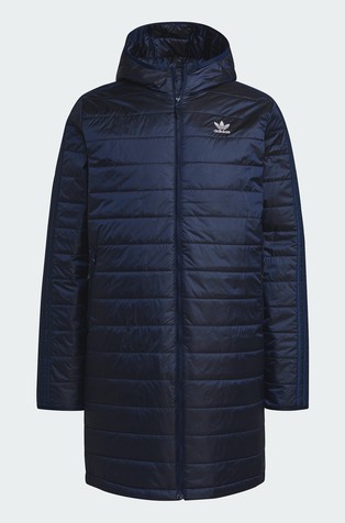 ADIDAS Dolga prešita bunda Modra - Blue 6