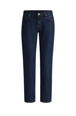 Slim-fit jeans in rinse-washed denim