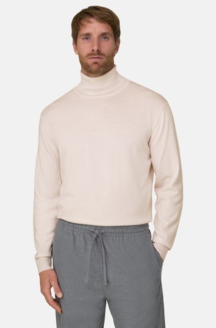 Turtleneck Jumper in Extrafine Merino Wool