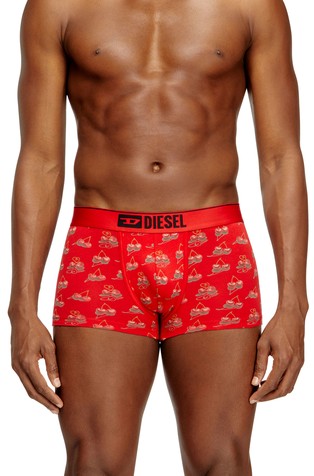Stretch-cotton boxers with all-over cherry print