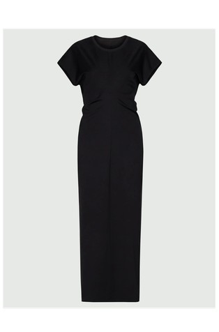 Jersey viscose-blend midi dress