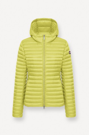 Water-repellent down jacket with hood