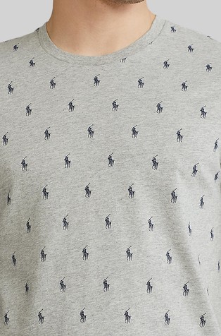 RALPH LAUREN Signature pony cotton t-shirt Gray 2