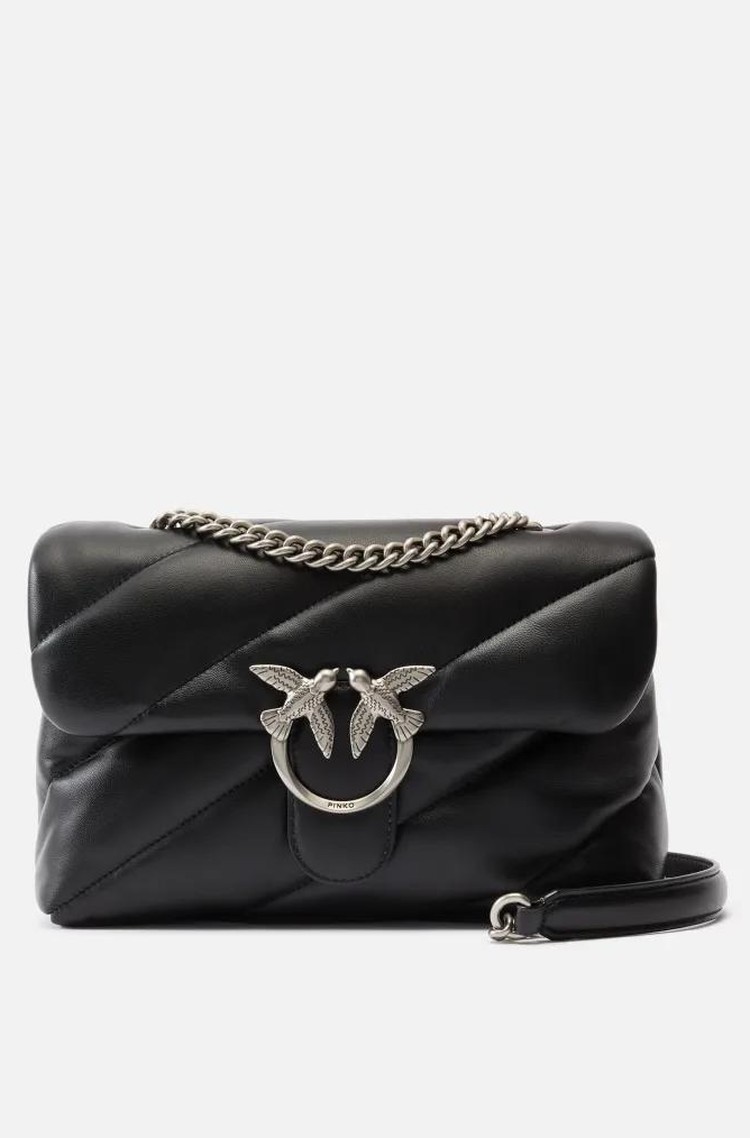 PINKO Mini Love Bag Puff Maxi Quilt Black 
