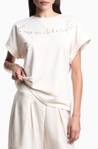 Majica s kratkimi rokavi iz viskozne mešanice