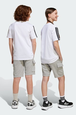 ADIDAS Essentials cargo kratke hlače Siva - Medium Grey Heather / Black 7