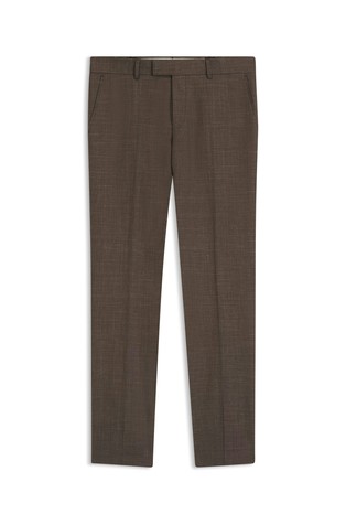 Slim-fit suit trousers in wool-blend